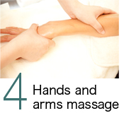 4．Hands and arms massage