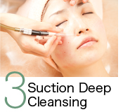 3．Suction Deep Cleansing