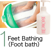 1．Feet Bathing (Foot bath)