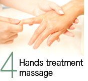Hands treatment massage
